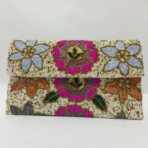 Regal Floral Clutch
