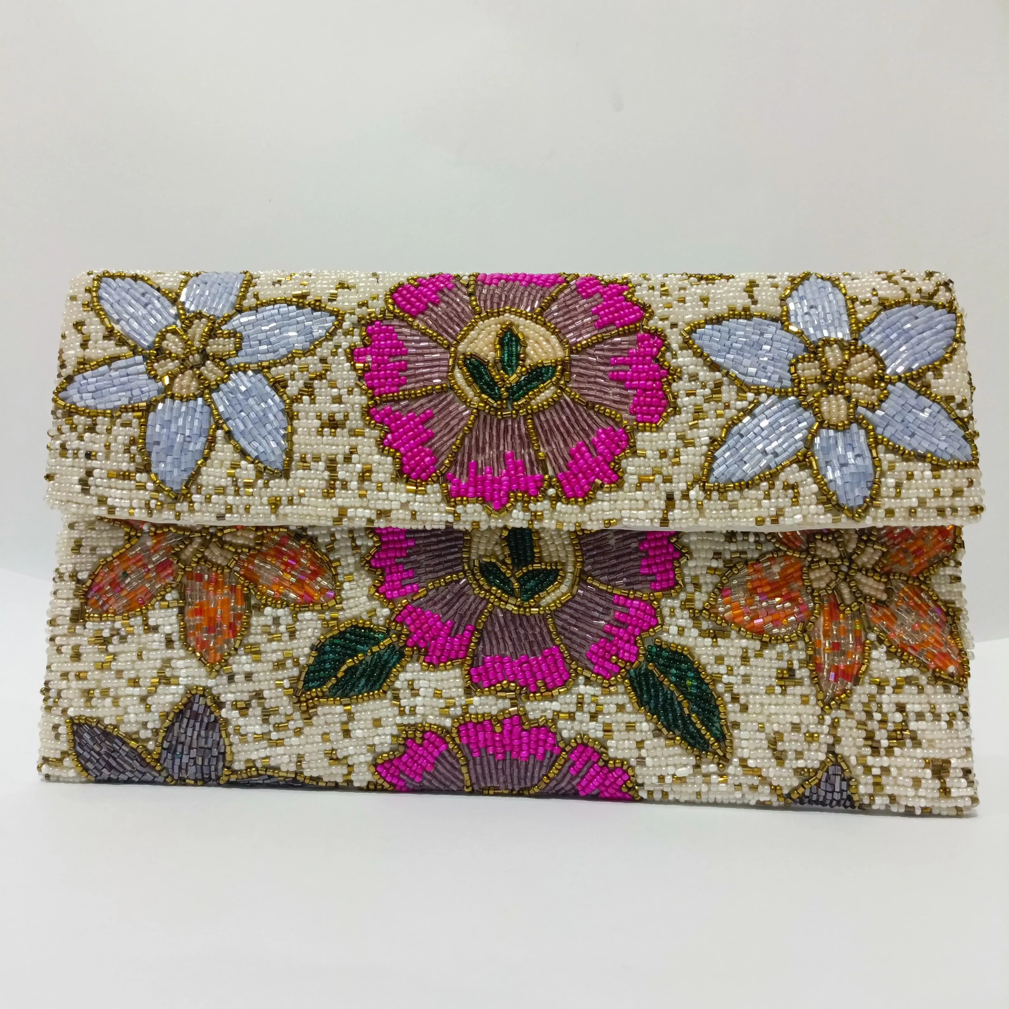 Regal Floral Clutch