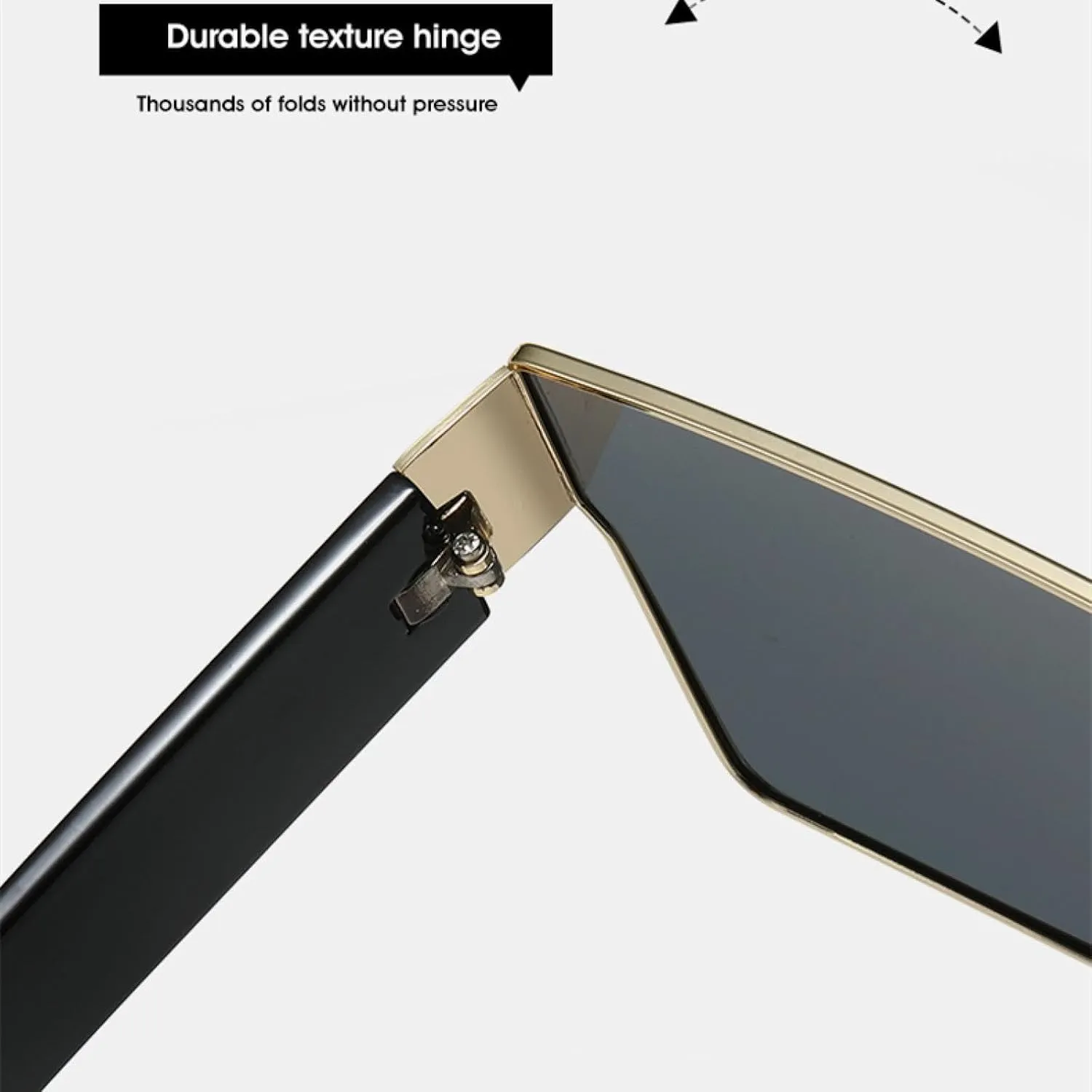 Retro Sunglasses Men Women Luxury One Piece Decoration Sun Glasses Men Travelling Eyewear