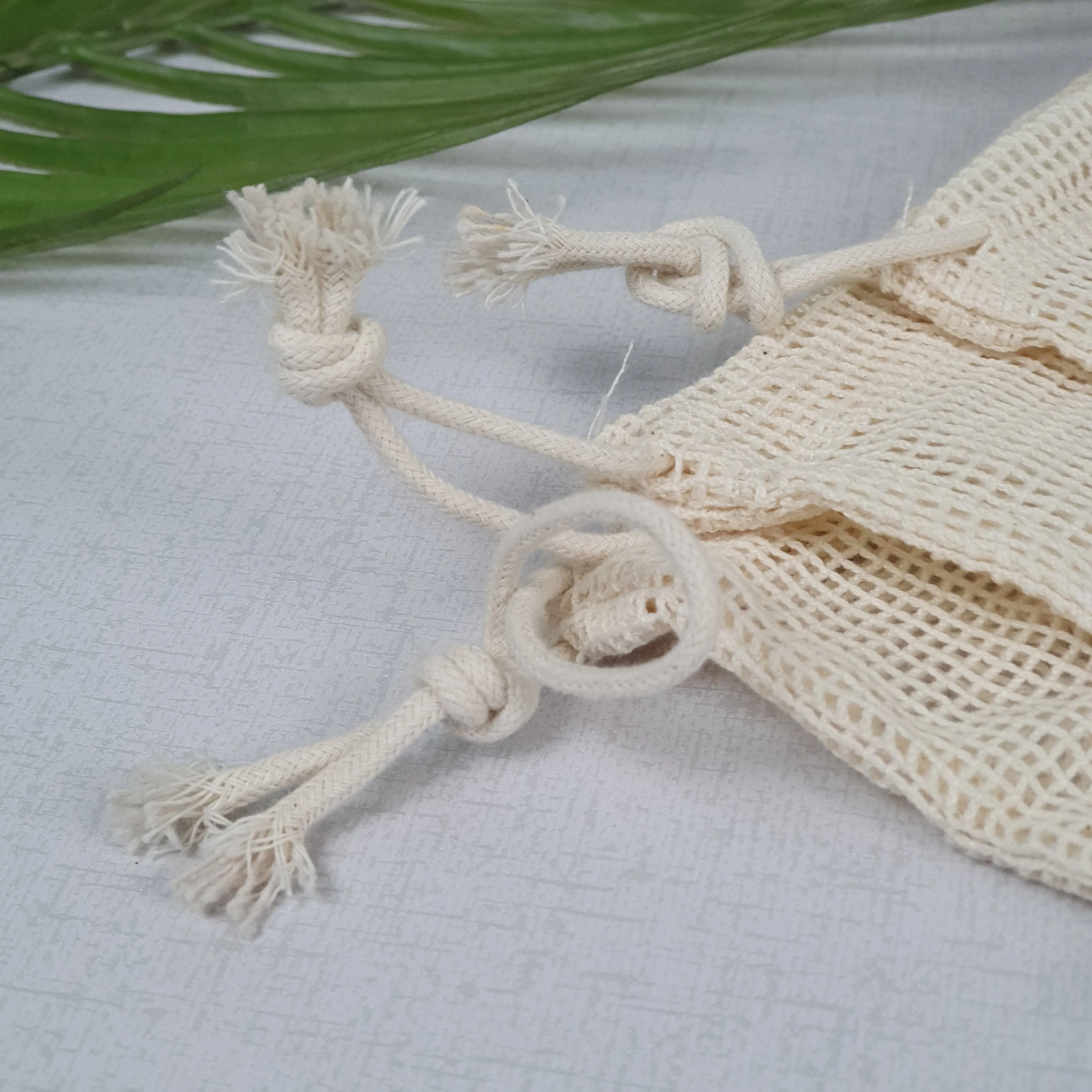 Reusable, Washable Drawstring Cotton Shopping Bags