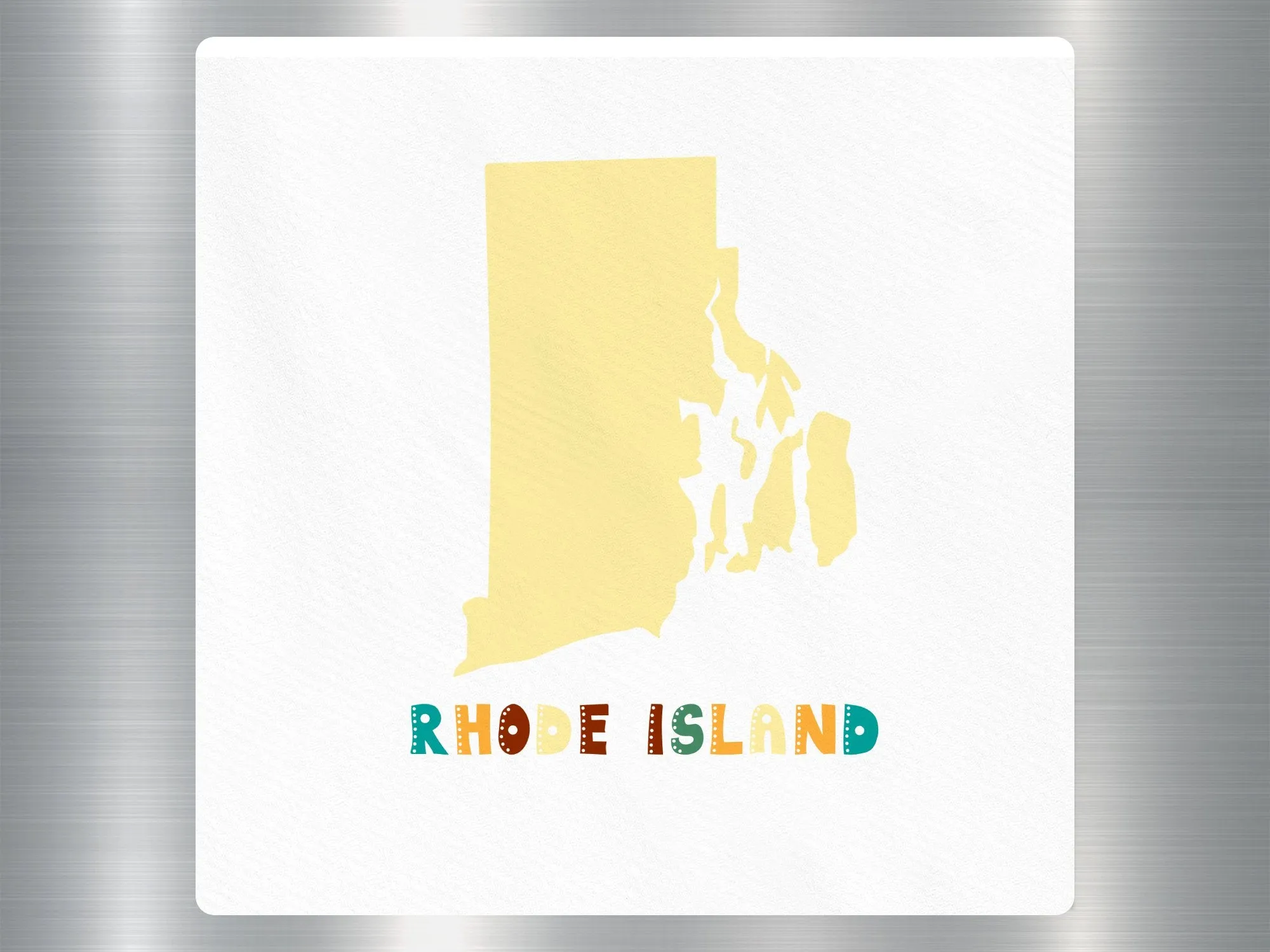 Rhode Iceland Travel Sticker