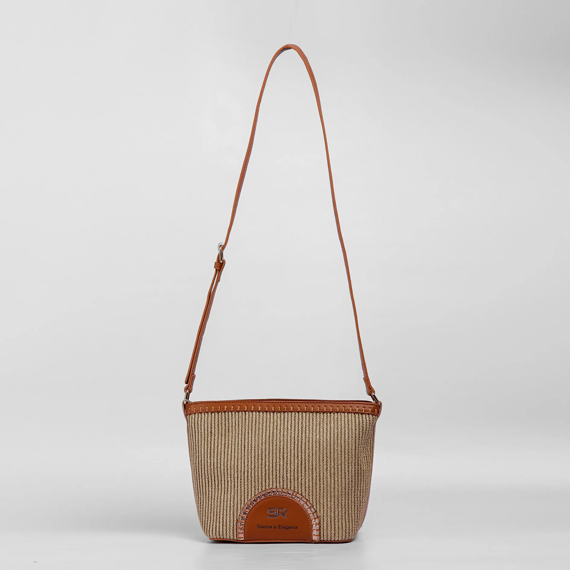 Ribbed Crossbody Bag