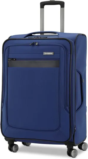 Samsonite Ascella 3.0 Softside Expandable Luggage with Spinner Wheels, Med EXP Spinner, Sapphire Blue