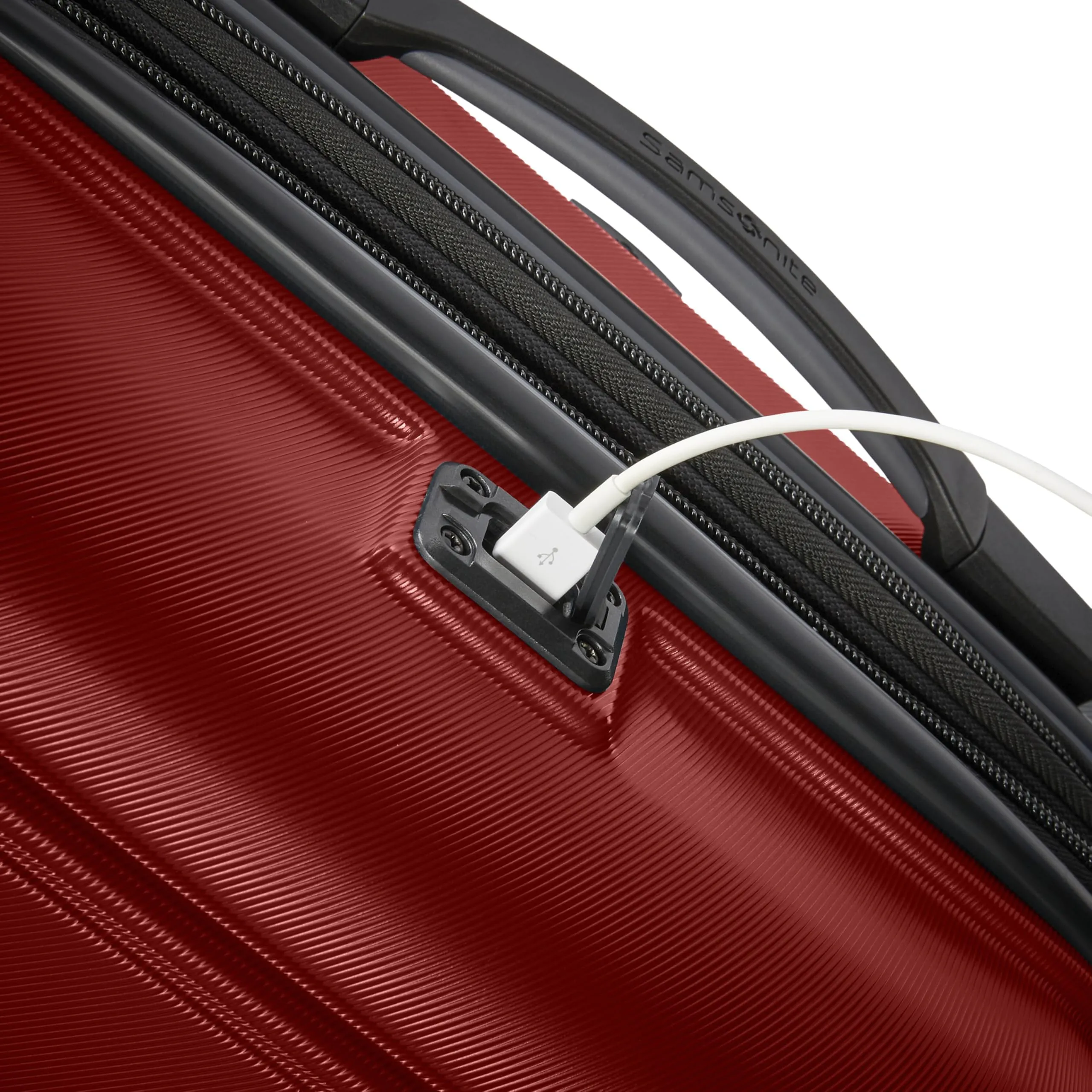 Samsonite Omni 2 Hardside Expandable Luggage with Spinner Wheels, Birch White, 2-Piece Set (Carry-on/Large)