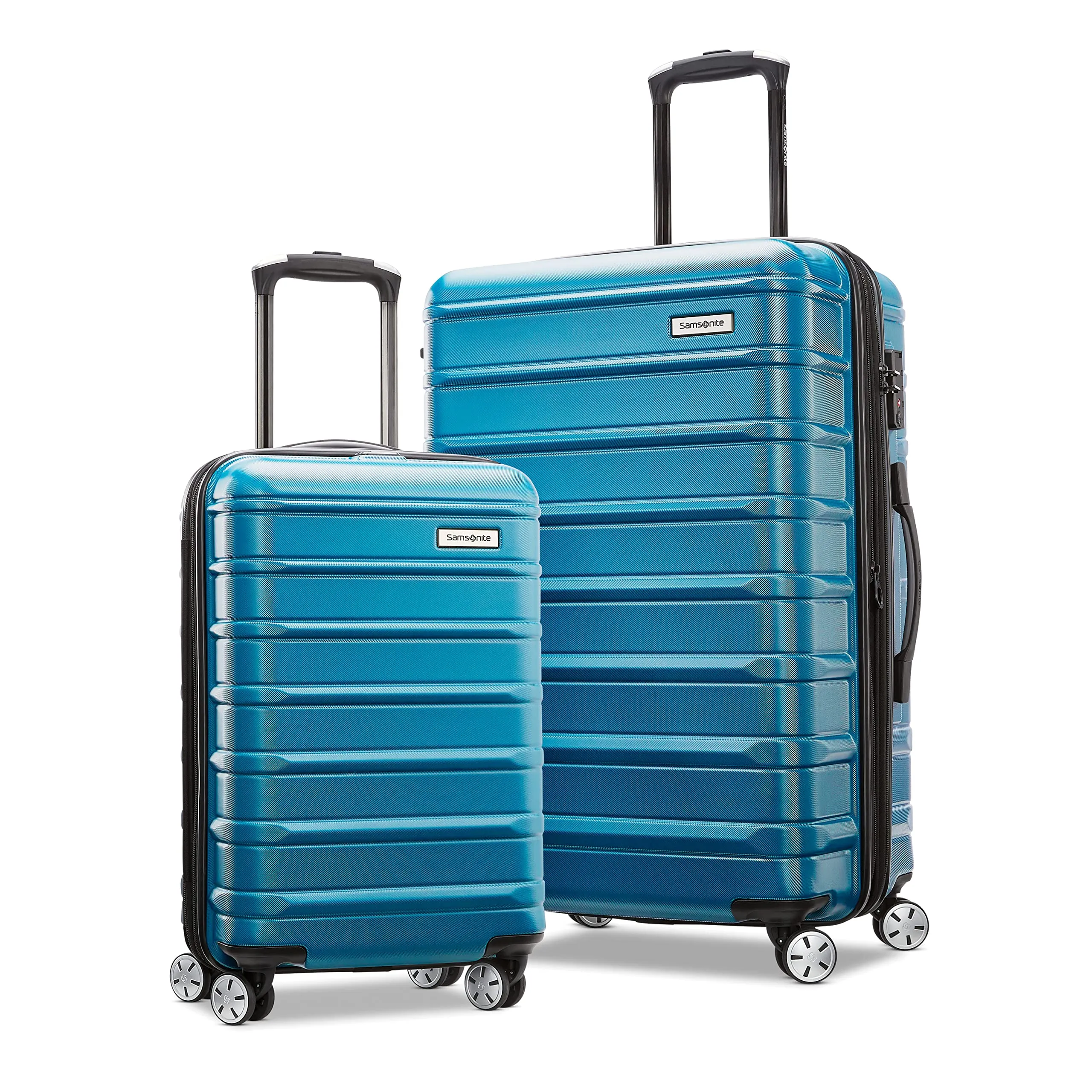 Samsonite Omni 2 Hardside Expandable Luggage with Spinner Wheels, Birch White, 2-Piece Set (Carry-on/Large)