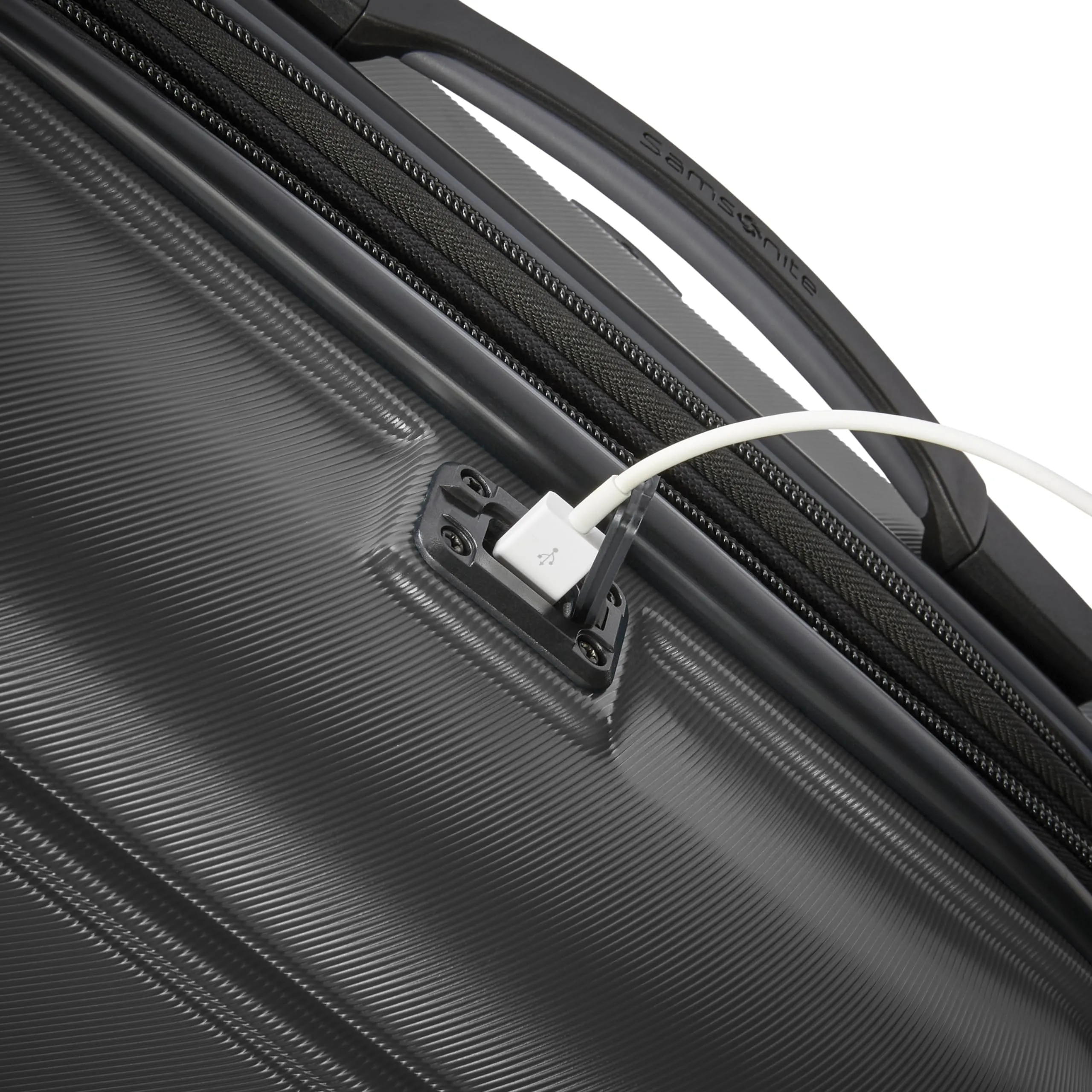 Samsonite Omni 2 Hardside Expandable Luggage with Spinner Wheels, Birch White, 2-Piece Set (Carry-on/Large)