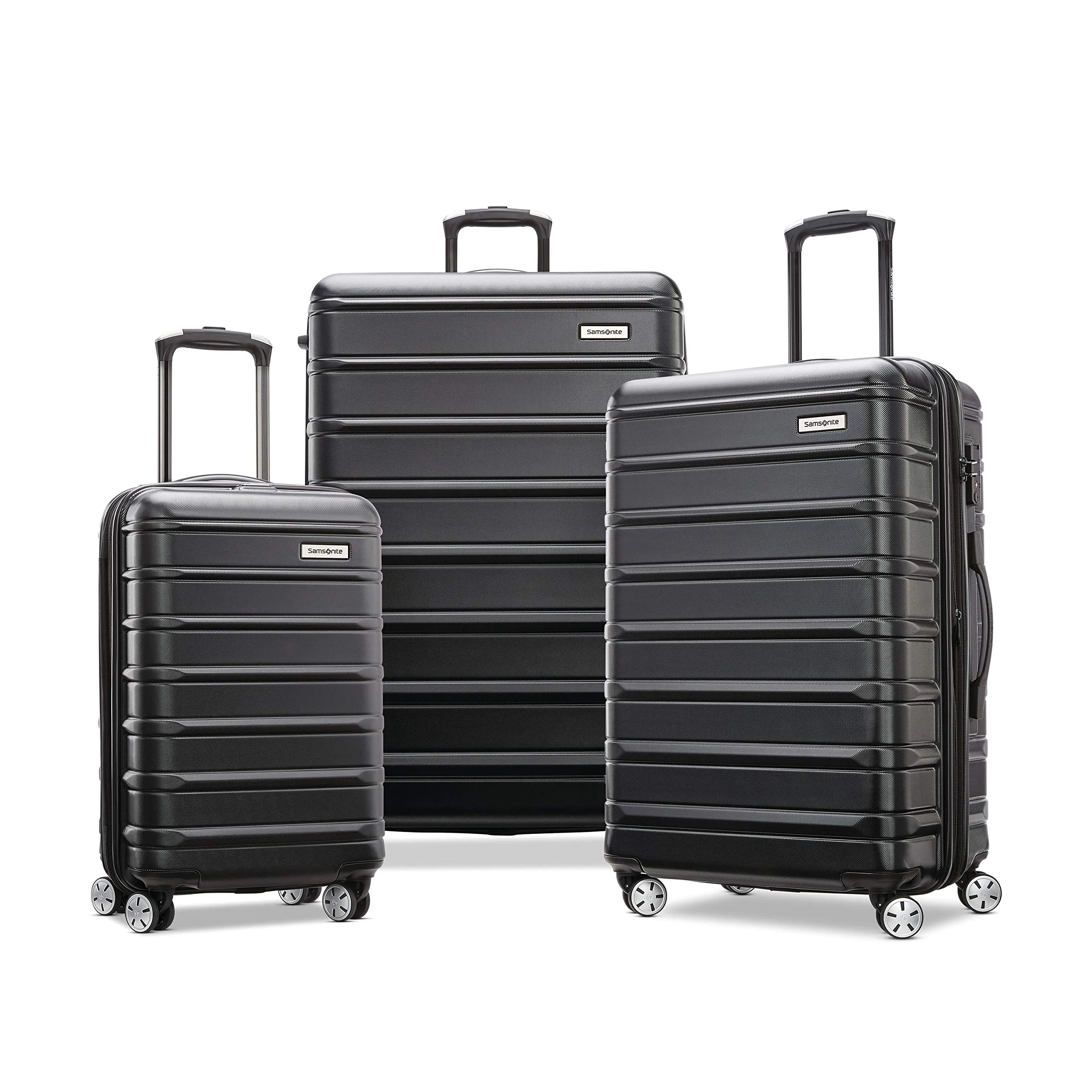 Samsonite Omni 2 Hardside Expandable Luggage with Spinner Wheels, Birch White, 2-Piece Set (Carry-on/Large)