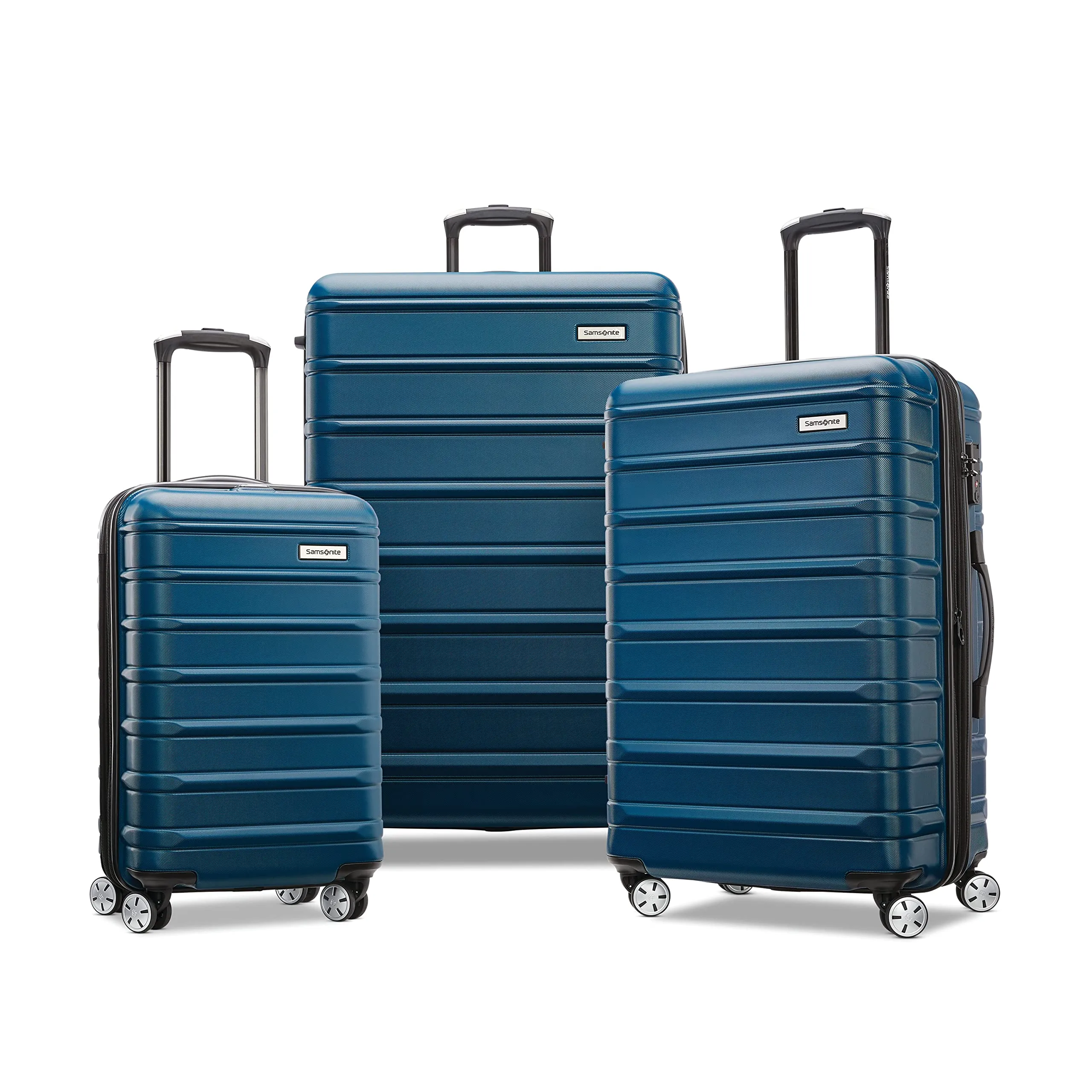 Samsonite Omni 2 Hardside Expandable Luggage with Spinner Wheels, Birch White, 2-Piece Set (Carry-on/Large)