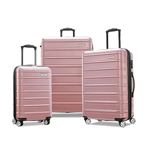 Samsonite Omni 2 Hardside Expandable Luggage with Spinner Wheels, Birch White, 2-Piece Set (Carry-on/Large)
