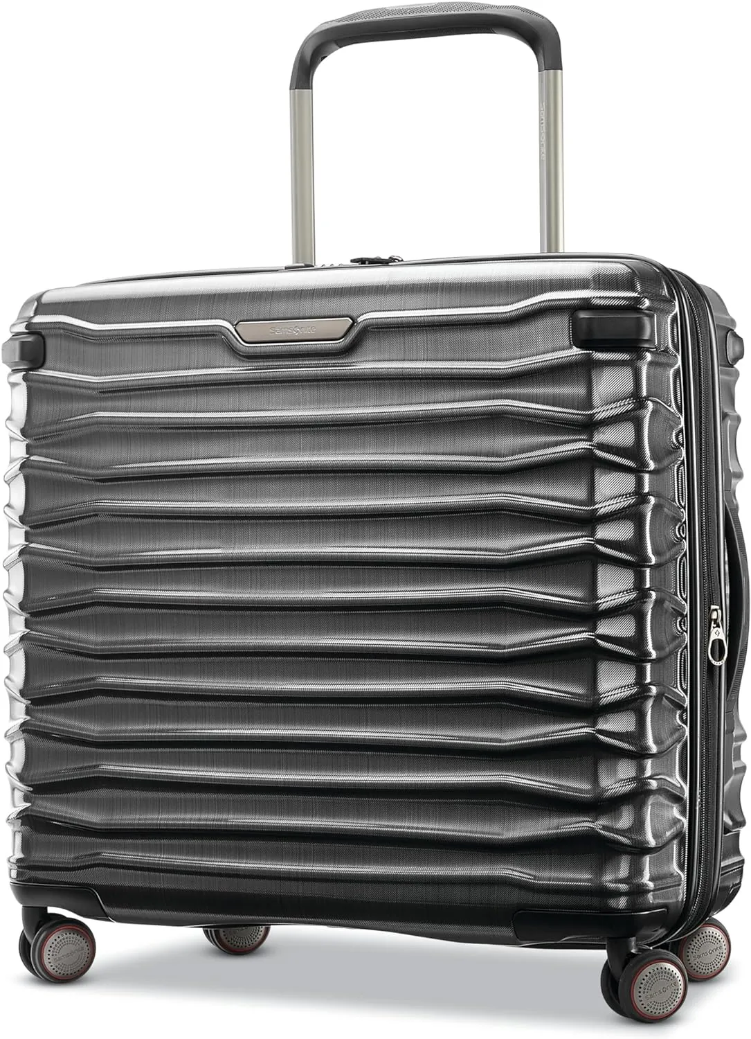 Samsonite Stryde 2 Hardside Expandable Luggage with Double Spinner Wheels, Medium Glider, Brushed Graphite