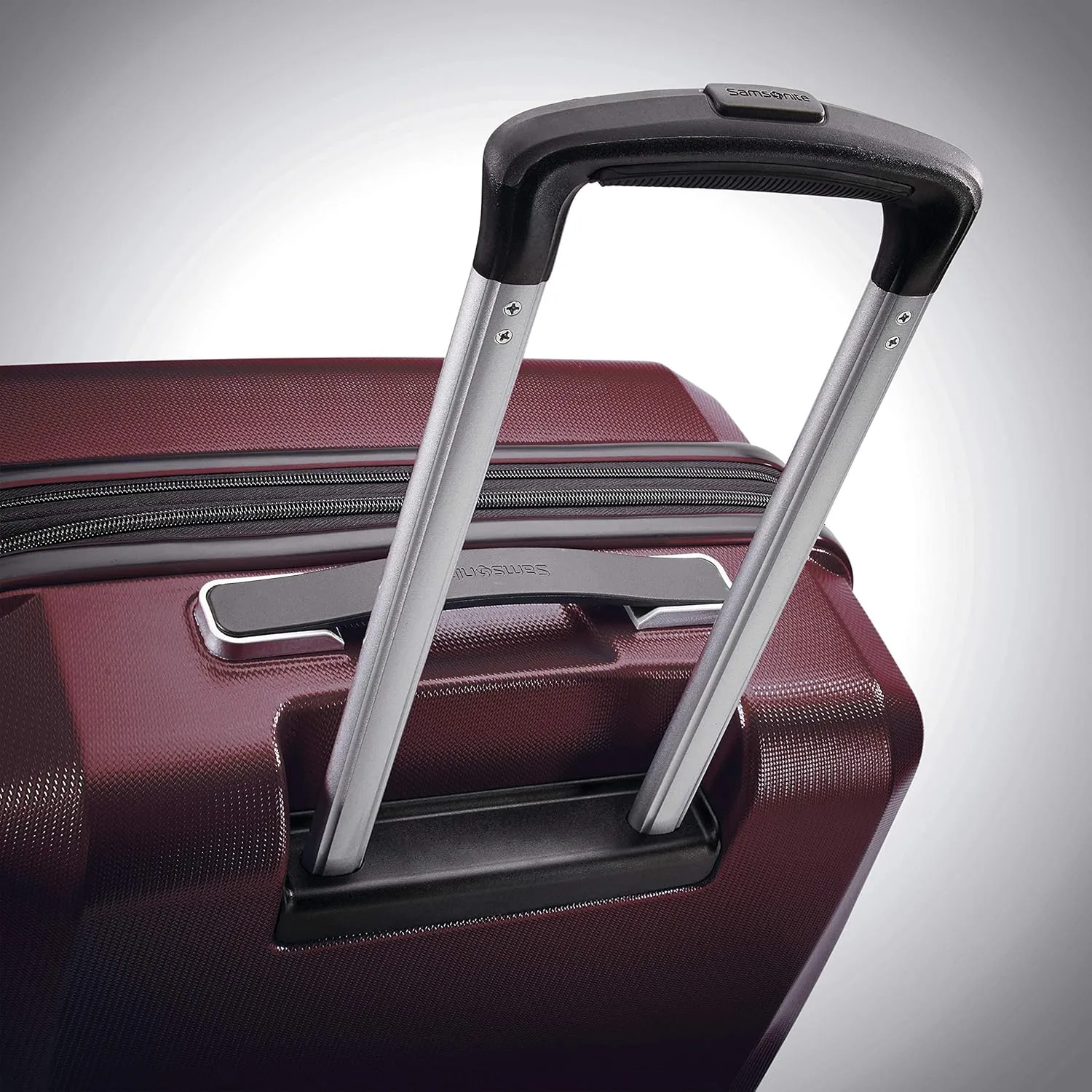 Samsonite Winfield 3 DLX Hardside Expandable Luggage with Spinners, Burgundy, Carry-On 20-Inch