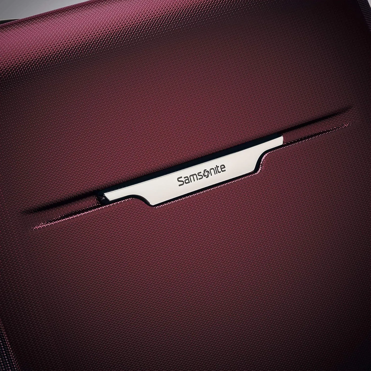Samsonite Winfield 3 DLX Hardside Expandable Luggage with Spinners, Burgundy, Carry-On 20-Inch