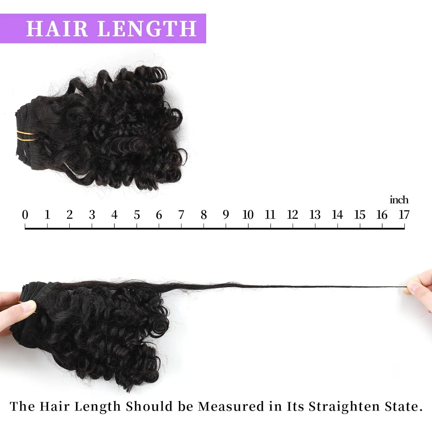 Sassina Natural Loose Curly Clip in Hair Extensions Remy Human Hair Double Weft Curly Clip in Human Hair Extensions Natural Black Brazilian Virgin Human Hair for Black Women 7Pcs 120G 20 Inch