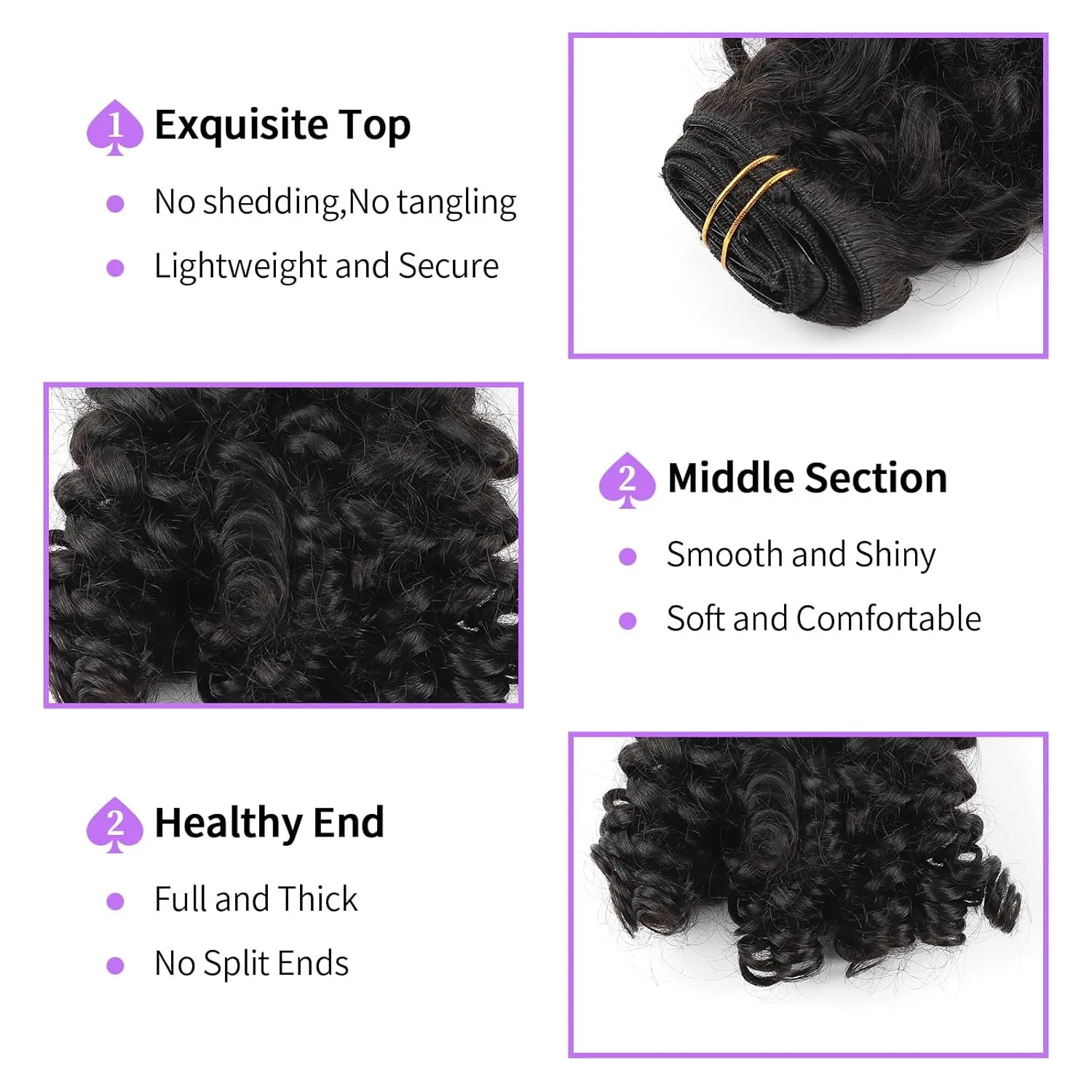 Sassina Natural Loose Curly Clip in Hair Extensions Remy Human Hair Double Weft Curly Clip in Human Hair Extensions Natural Black Brazilian Virgin Human Hair for Black Women 7Pcs 120G 20 Inch