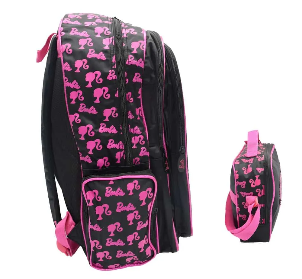 School Barbie Backpack with Lunch Box