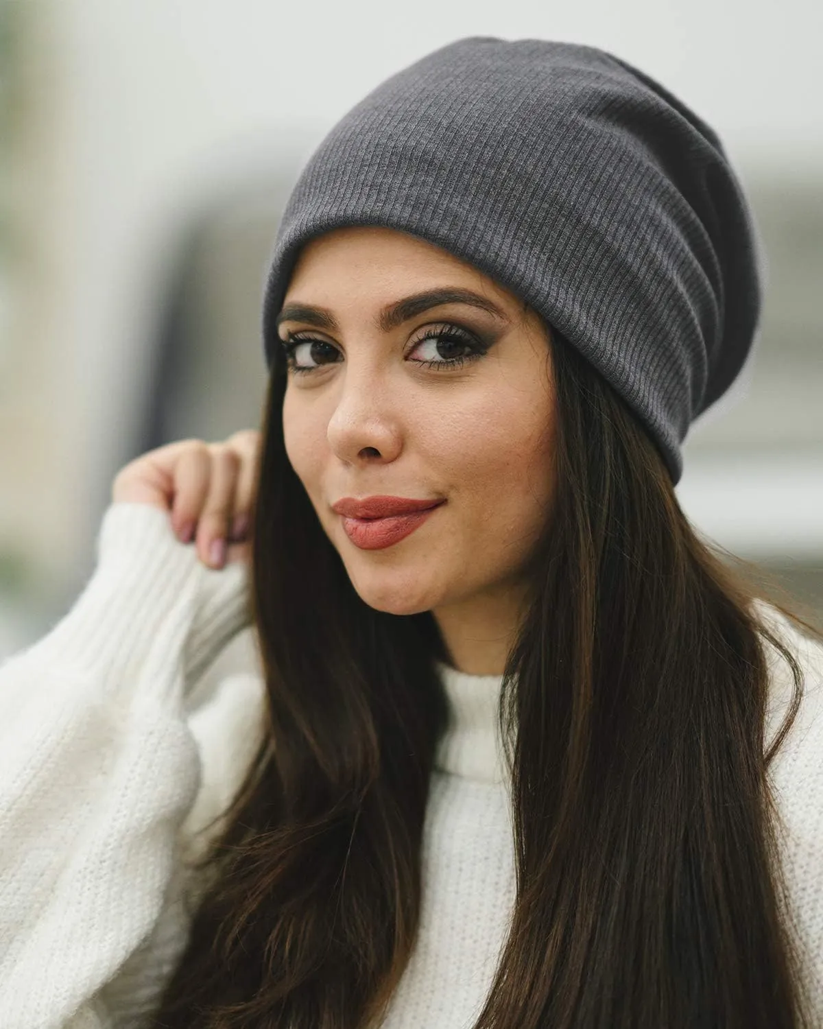 SD SHADOW DOMAIN Trendy Stylish Beanie of Quality Knit Fabric, Breathability & Elasticity Skull Cap Hat