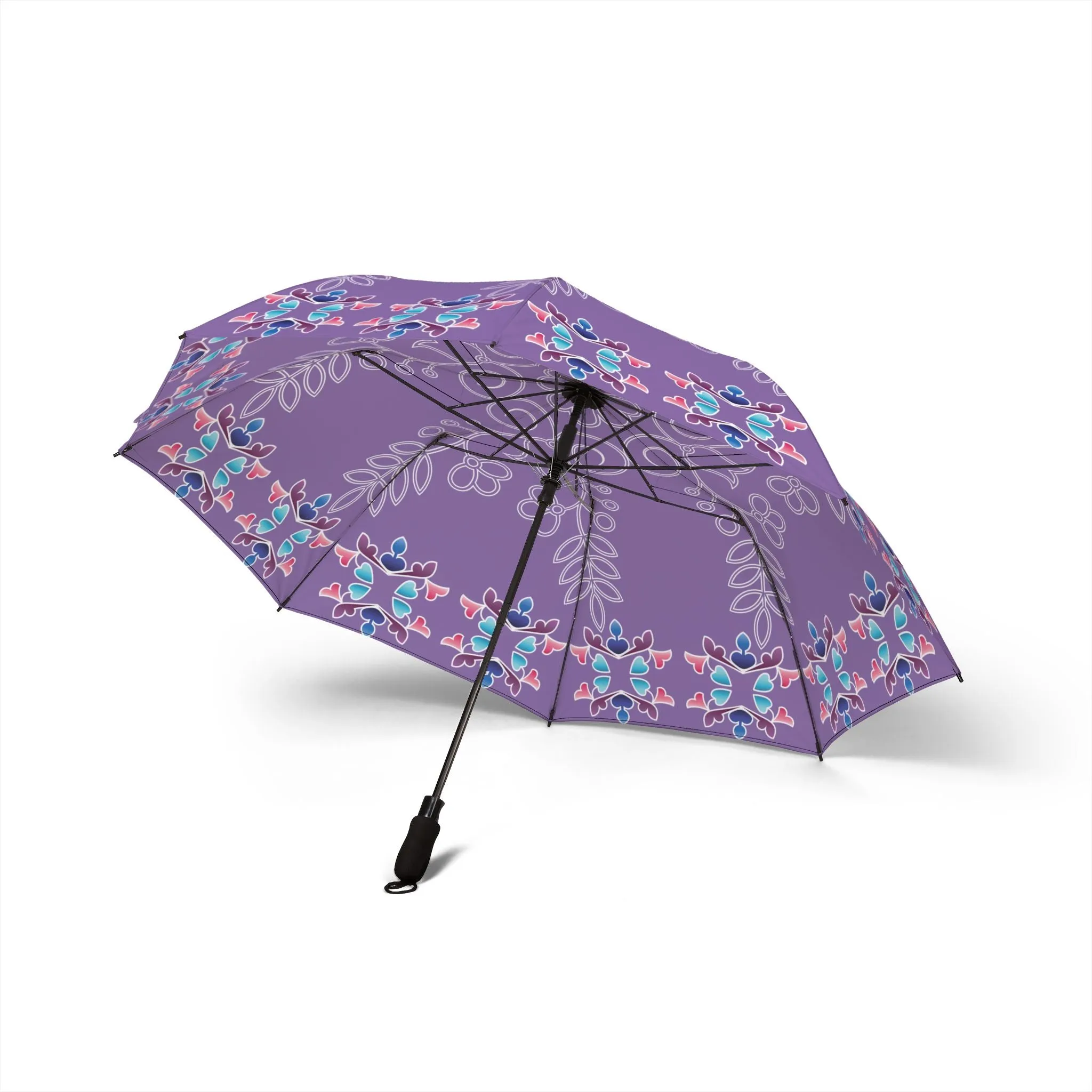 Semi-Automatic Soir Instant access Outline, Umbrella Foldable Guaranteed security Ce Floral