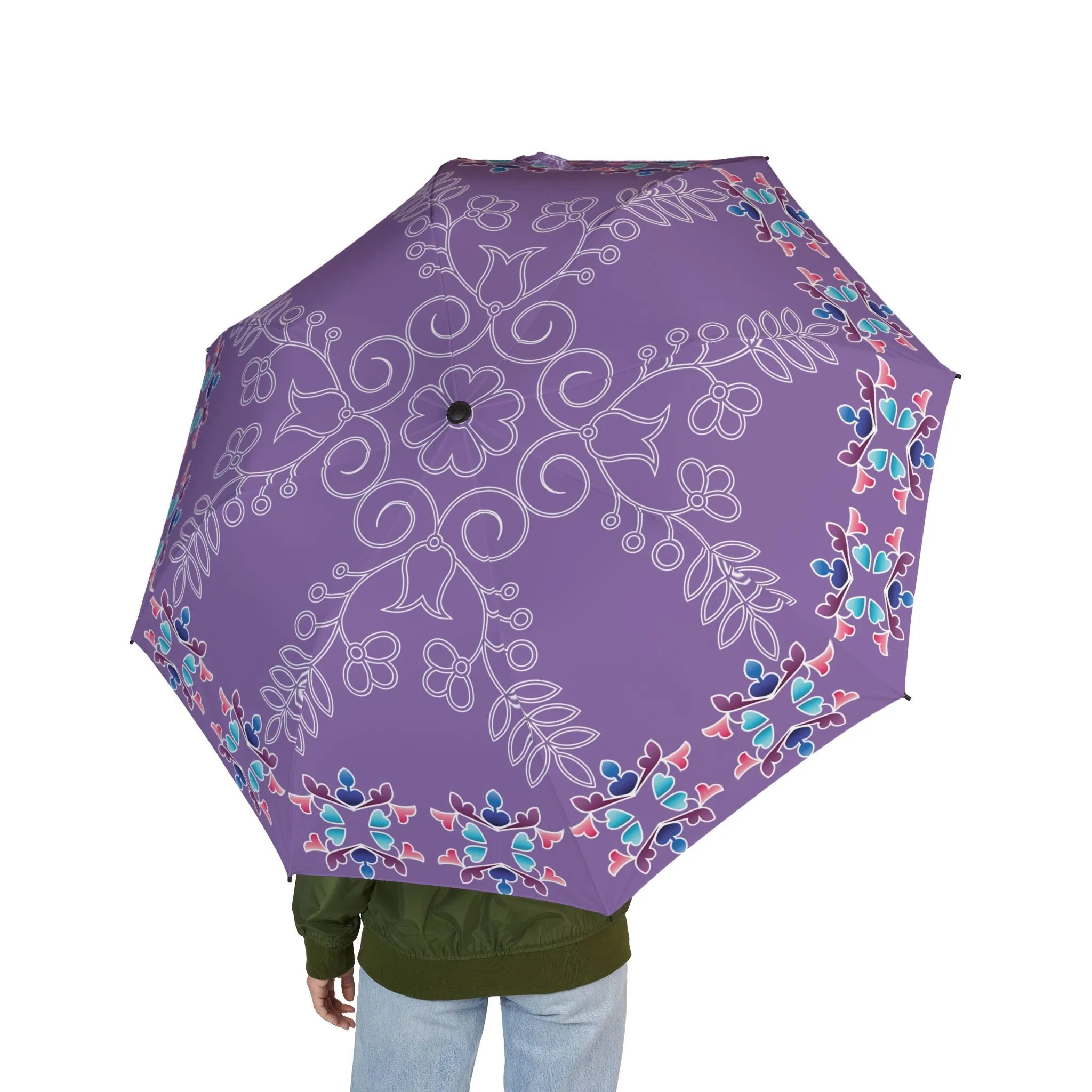 Semi-Automatic Soir Instant access Outline, Umbrella Foldable Guaranteed security Ce Floral