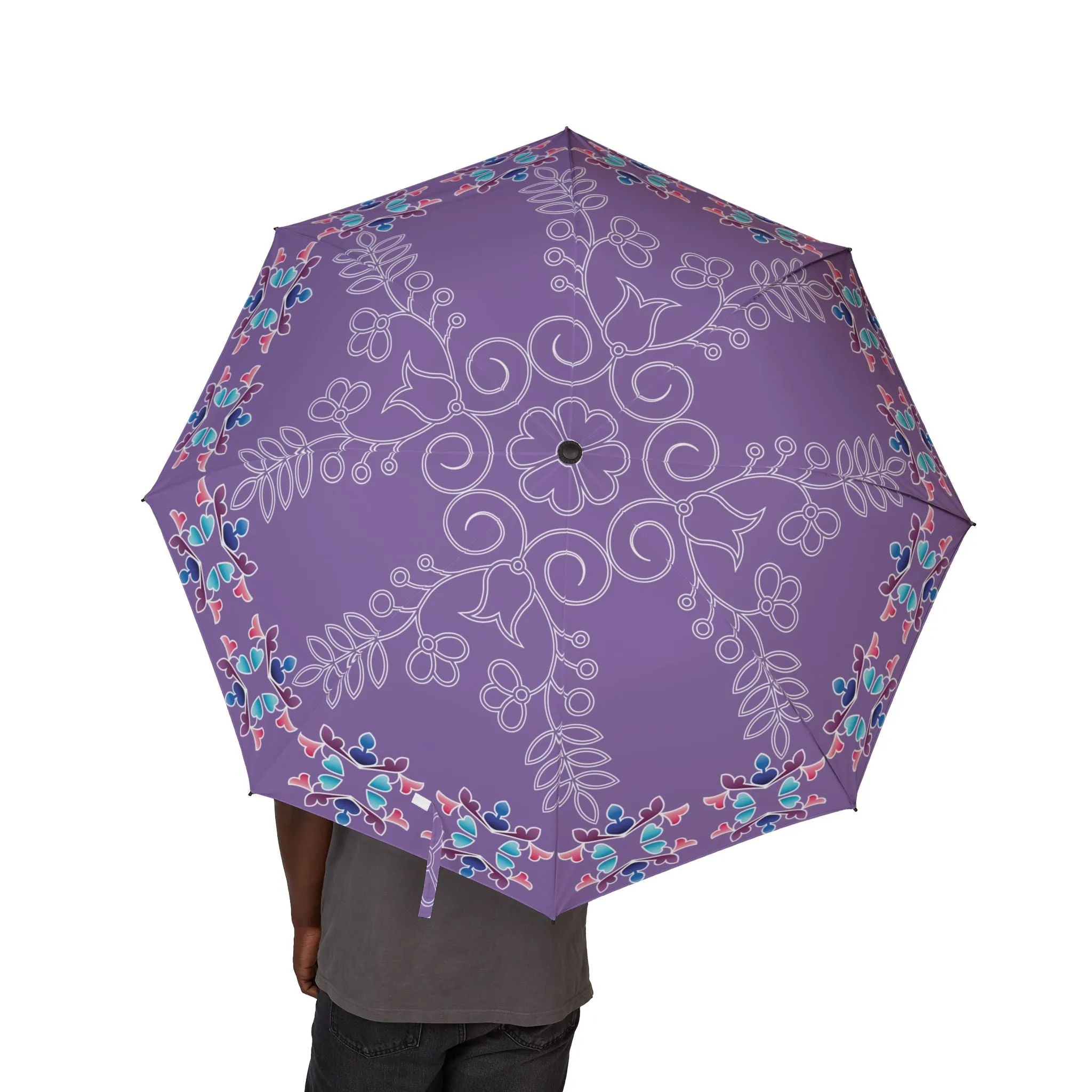 Semi-Automatic Soir Instant access Outline, Umbrella Foldable Guaranteed security Ce Floral