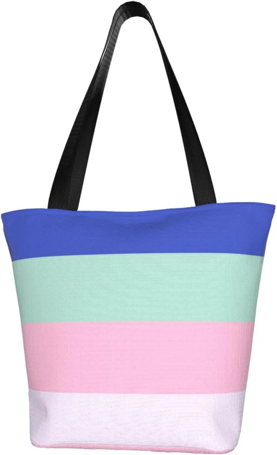 Sexually Undefined Rainbow LGBT Pride Women'S Casual One Shoulder Carry Shopping Bag Large Capacity Working Storage Handbag