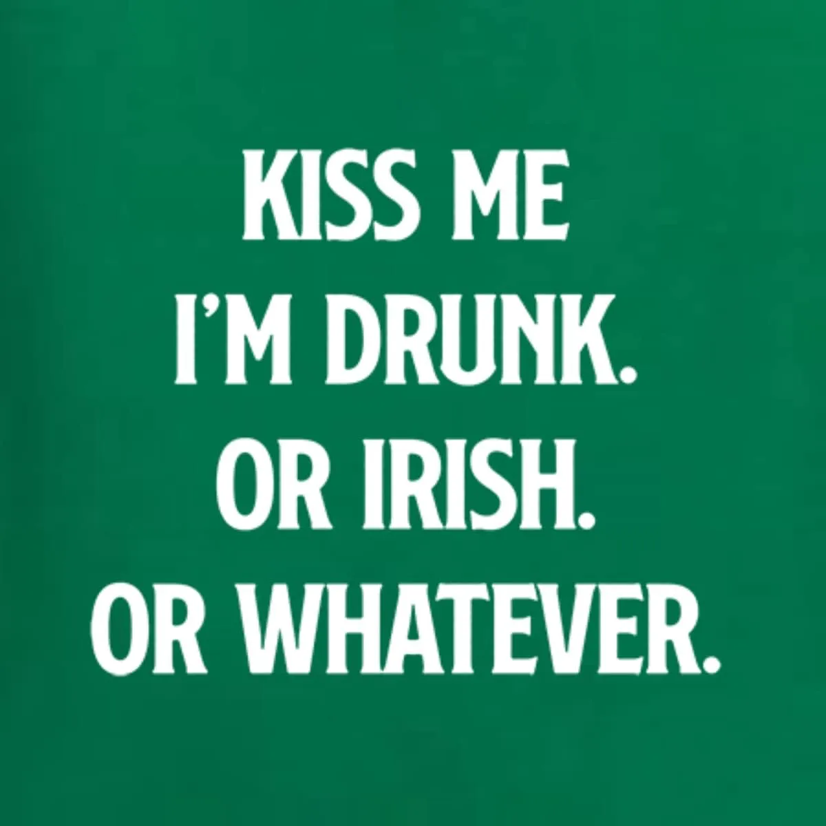 Shark & Hammer Kiss Me Im Drunk Irish Whatever Funny Drinking St. Patrick's Day Unisex Crewneck Graphic Sweatshirt
