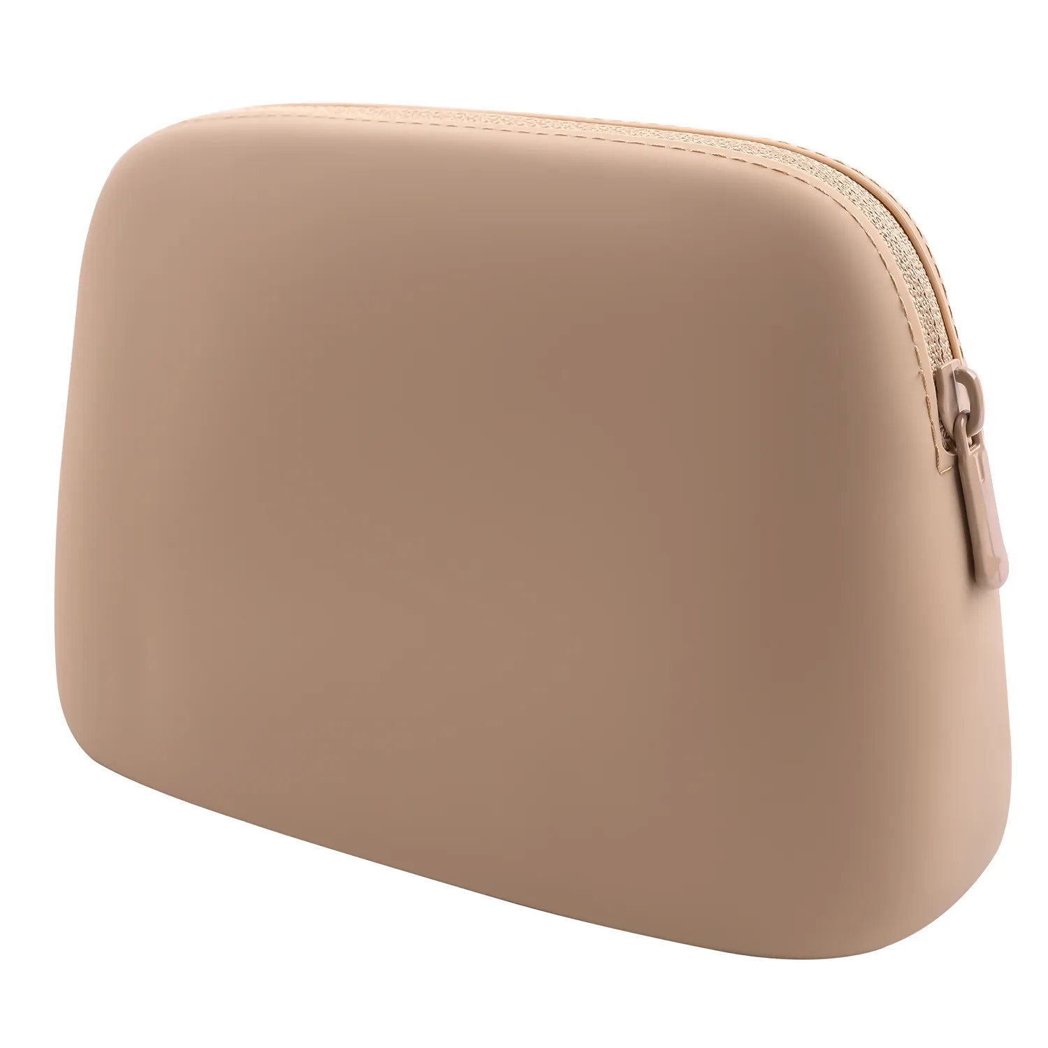 Silicone Cosmetics Bag with Zipper – Waterproof, Lightweight, and Travel-Friendly Makeup Organizer – Soft and Durable Toiletry Bag for Daily Use