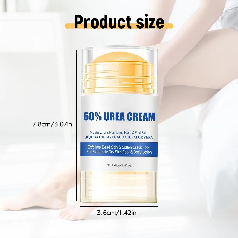 Smooth Steps Foot Therapy Balm, 2025 Upgraded Hydrating and Anti-Cracking Foot Cream, Foot Cream for Dry Cracked Heels and Feet Women Men Travel (White, Standard)