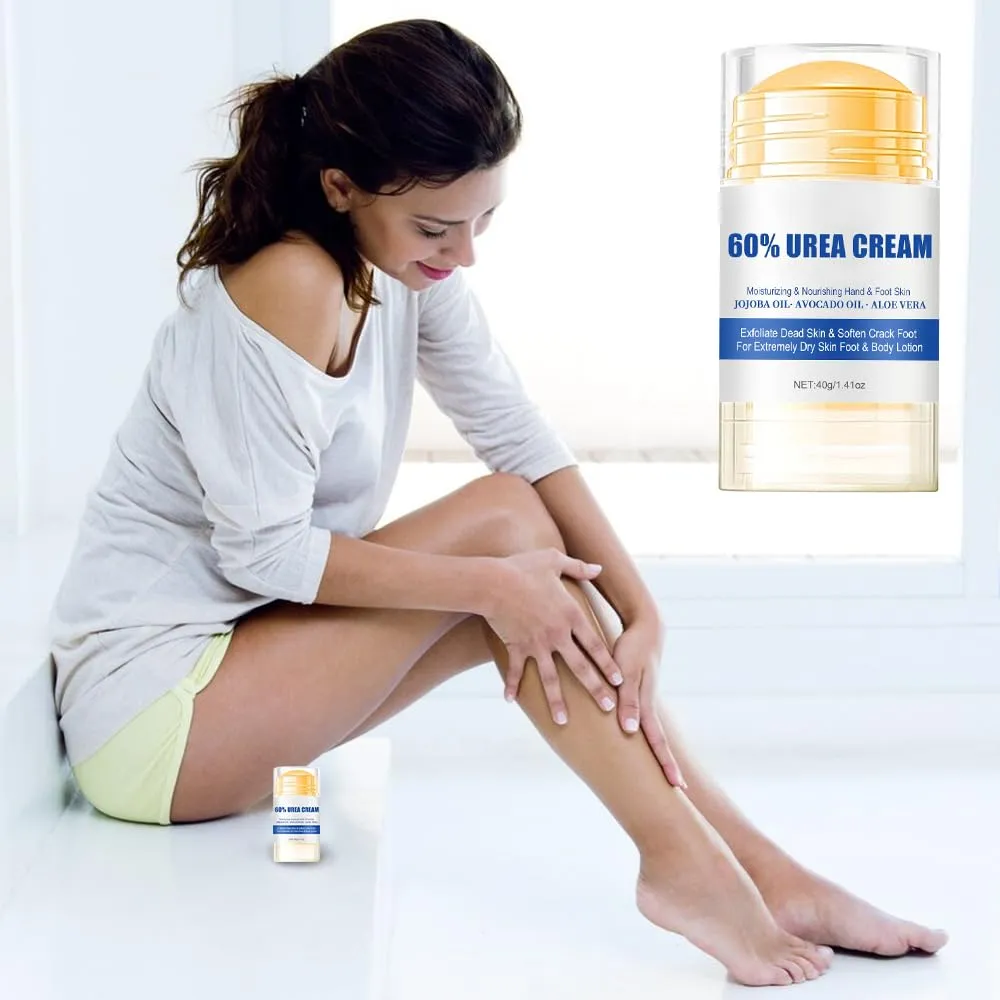 Smooth Steps Foot Therapy Balm, 2025 Upgraded Hydrating and Anti-Cracking Foot Cream, Foot Cream for Dry Cracked Heels and Feet Women Men Travel (White, Standard)