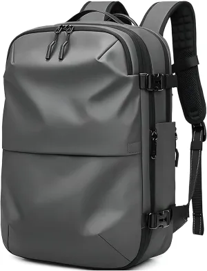 Spacevacpro Backpack, 60l Spacevac Pro Backpack with Vacuum, Multifunctional Waterproof Expandable Anti-Theft Pack (Dark Grey-2.0, Without Air Pump)