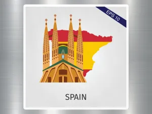 Spain Travel Sticker