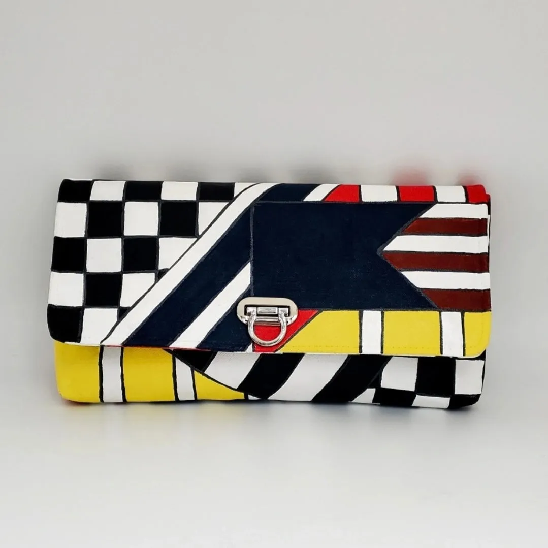 Special Order: Nautical Ginger Clutch