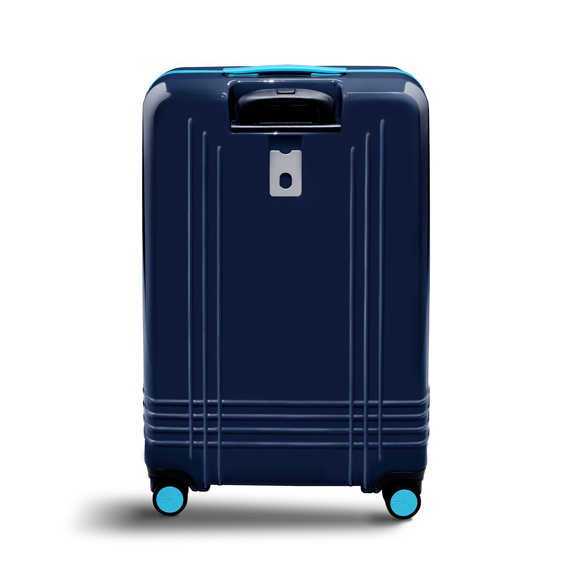 Spring Large Check-In Expandable | Navy Gloss / Sky Trim