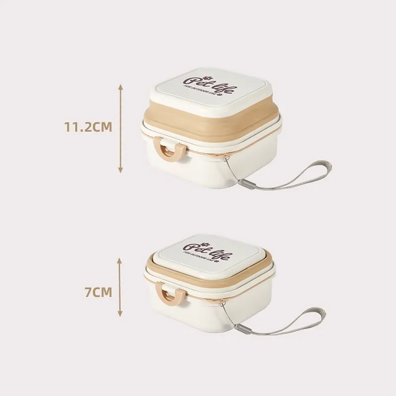 Square Expandable Collapsible Pet Bowls