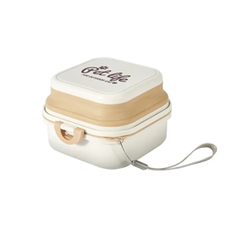 Square Expandable Collapsible Pet Bowls