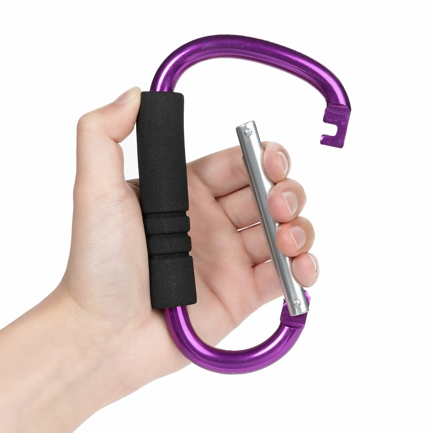 Stroller Hooks by Baby，2 Pack Convenient Organizer Hook Bag Clips to Diaper Bags