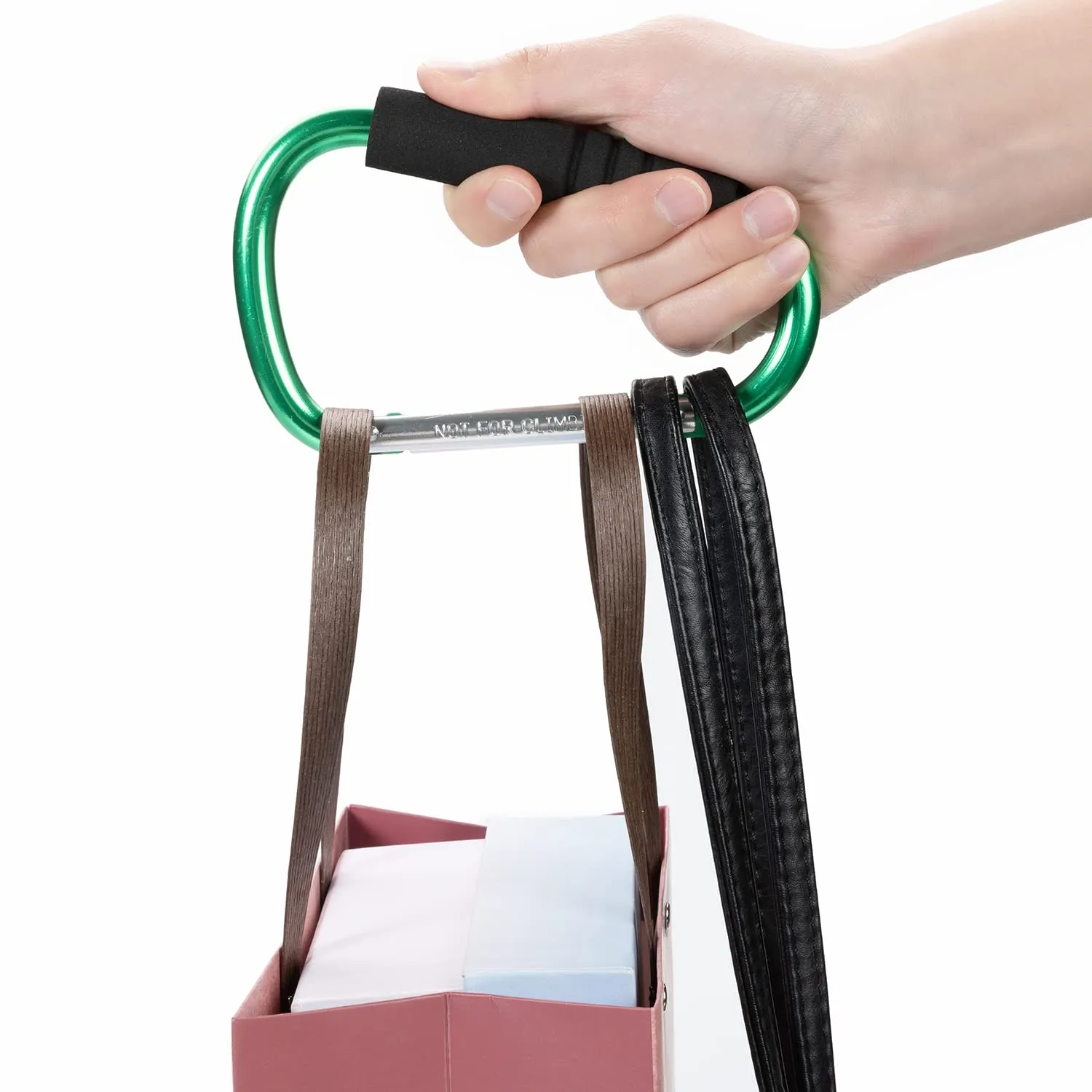 Stroller Hooks by Baby，2 Pack Convenient Organizer Hook Bag Clips to Diaper Bags