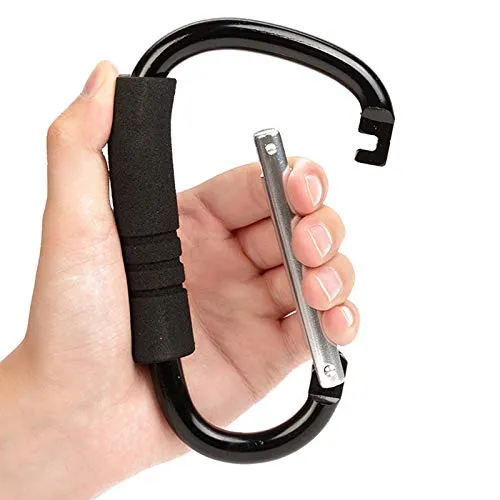 Stroller Hooks by Baby，2 Pack Convenient Organizer Hook Bag Clips to Diaper Bags