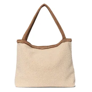 Studio Noos carrier bag Teddy Lammy 'Mom Bag' Ecru