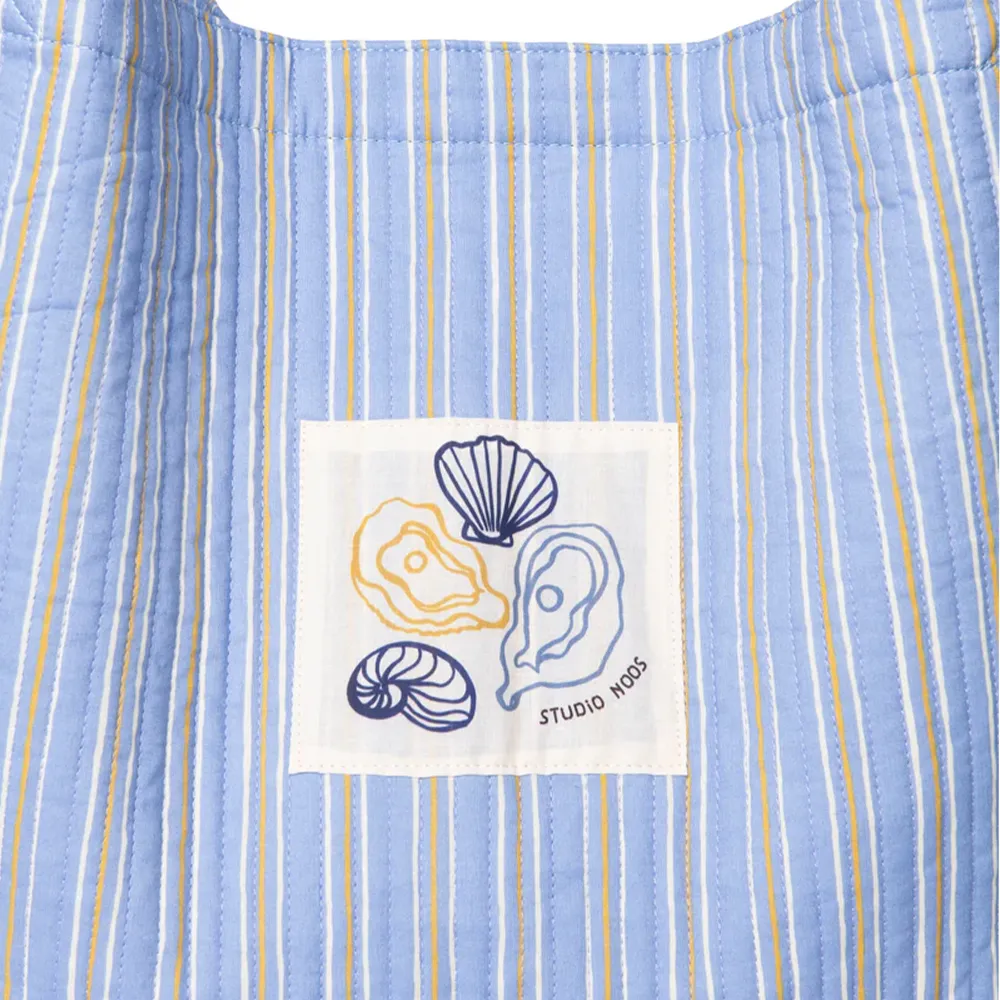 Studio Noos tote bag 'Cotton Striped' Serenity