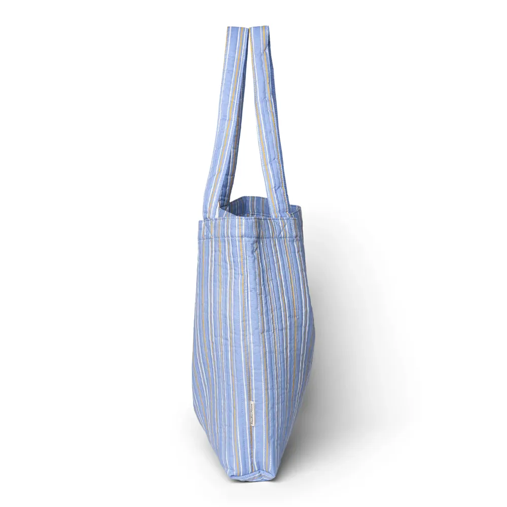 Studio Noos tote bag 'Cotton Striped' Serenity