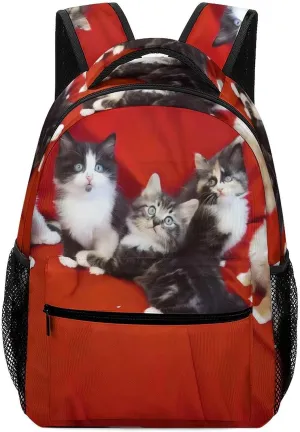 Stylish Backpack, Cat Print Durable Backpack Travel Backpack Hiking Backpack Ergonomic Backpack Comfortable Backpack