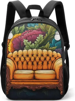 Stylish Backpack, Couch Print Durable Backpack Travel Backpack Hiking Backpack Ergonomic Backpack Comfortable Backpack