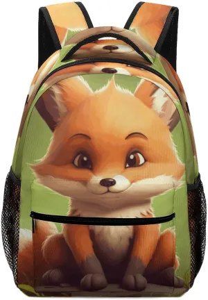 Stylish Backpack, Cute Little Fox Print Durable Backpack Travel Backpack Hiking Backpack Ergonomic Backpack Comfortable Backpack