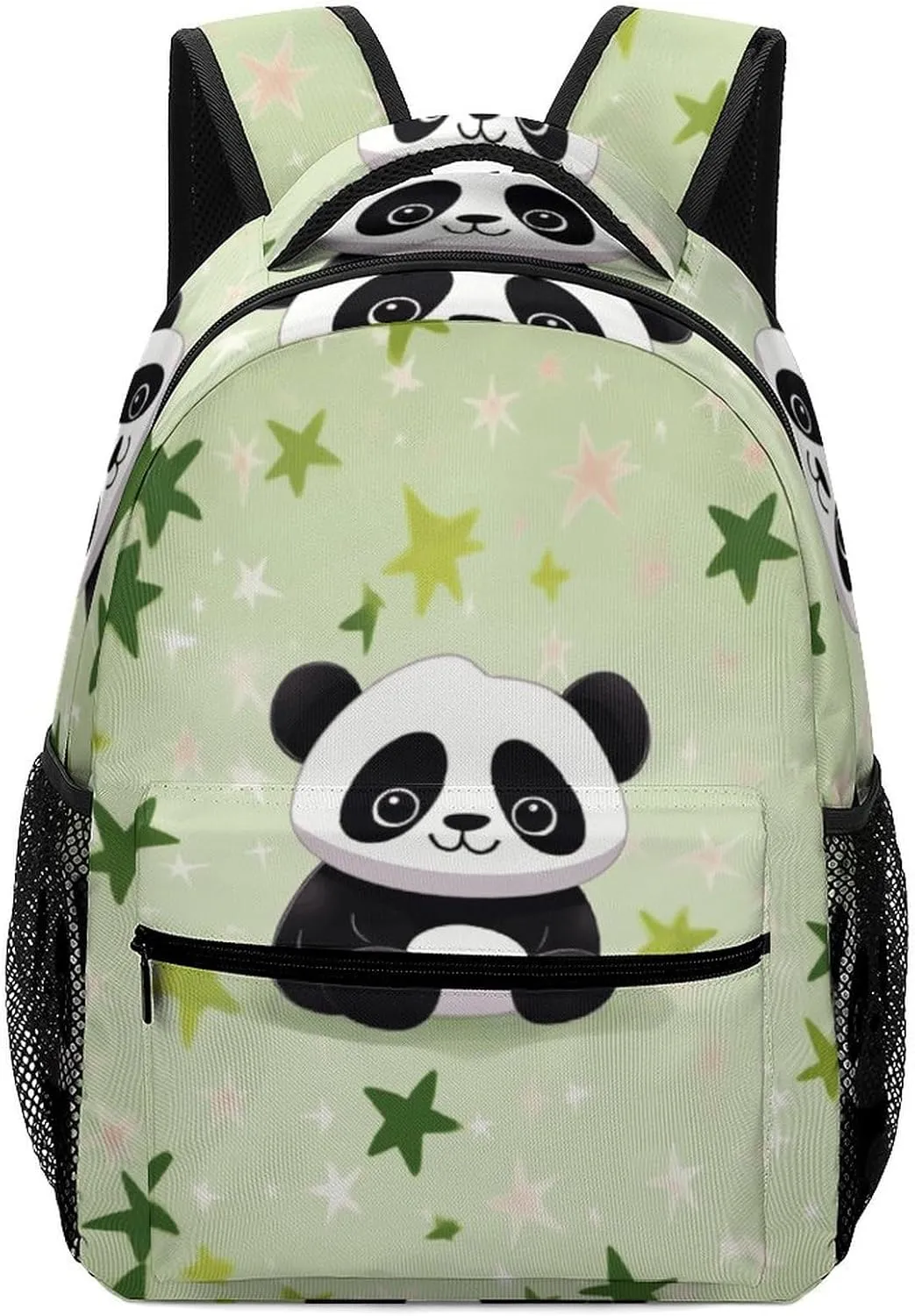 Stylish Backpack, Cute Panda And Star Print Durable Backpack Travel Backpack Hiking Backpack Ergonomic Backpack Comfortable Backpack