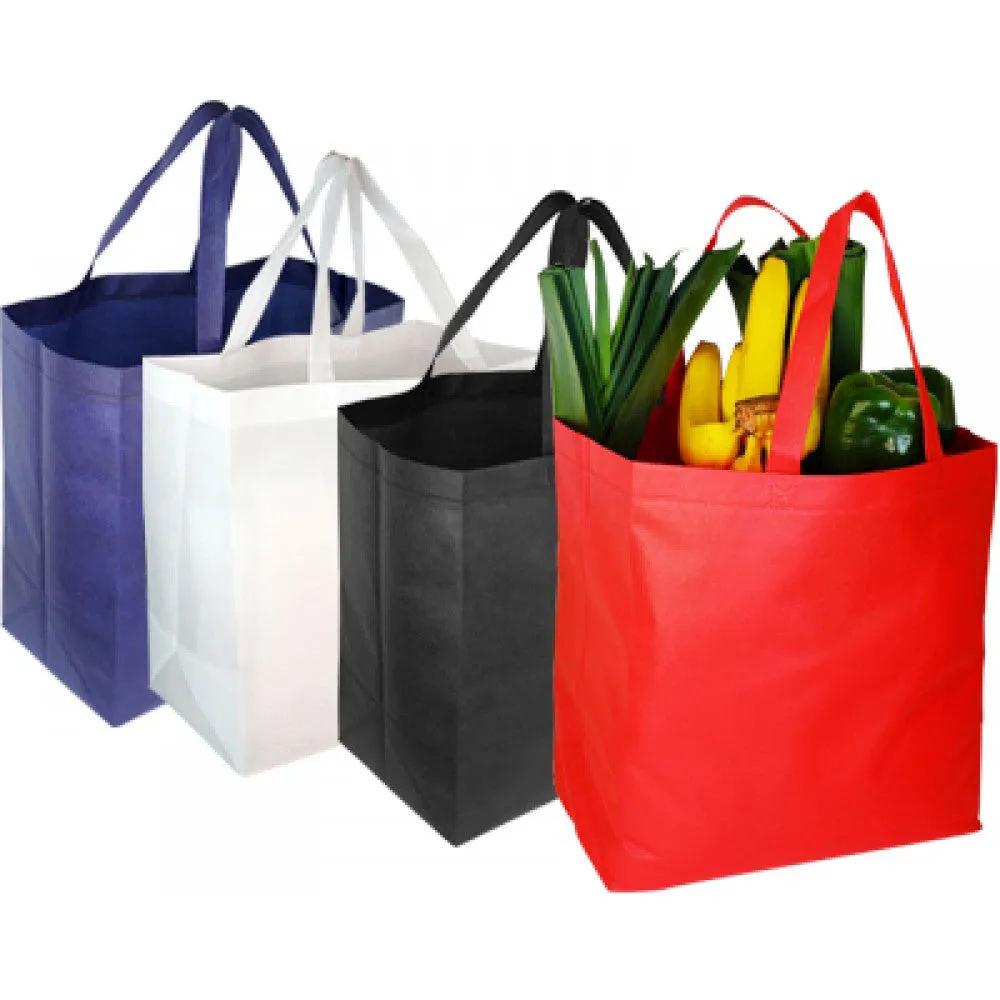 SUPERMARKET TOTE BAG WITH EXTRA LARGE GUSSET