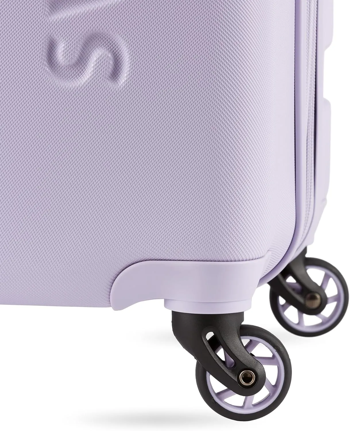 SwissGear 7366 Hardside Expandable Luggage with Spinner Wheels, Evening Haze, Checked-Large 27-Inch