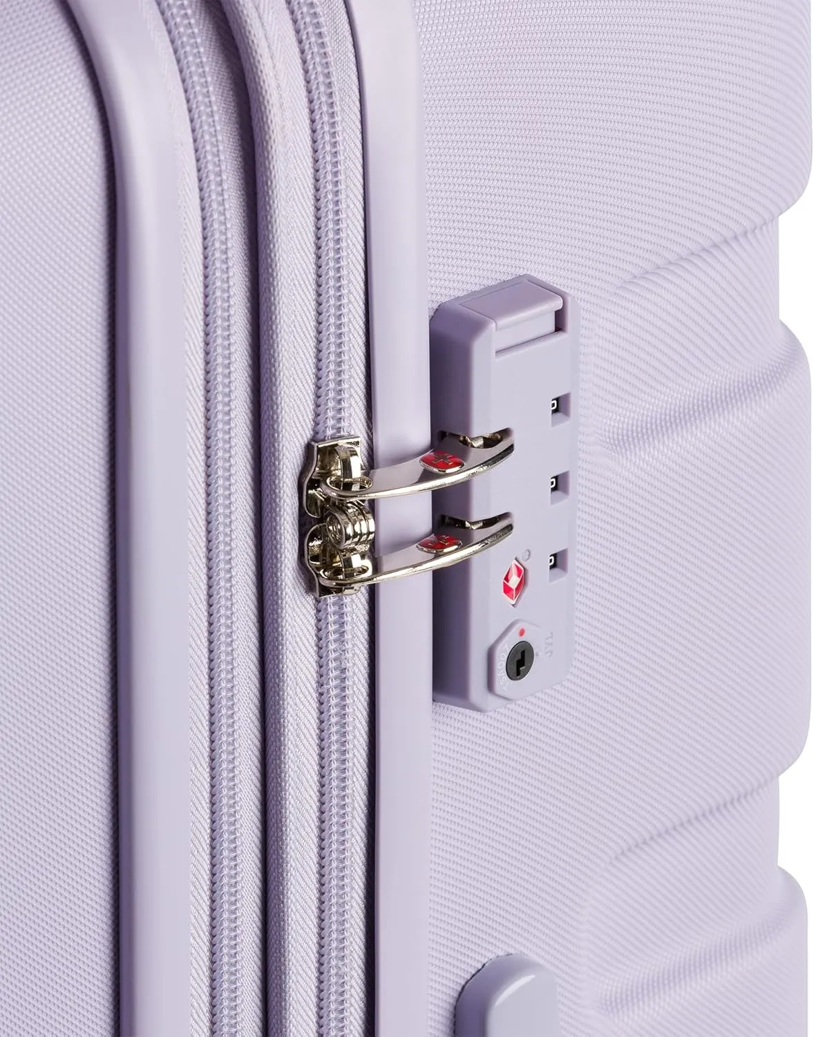 SwissGear 7366 Hardside Expandable Luggage with Spinner Wheels, Evening Haze, Checked-Large 27-Inch
