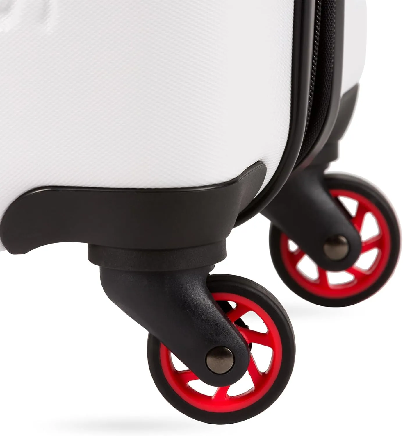 SwissGear 7366 Hardside Expandable Luggage with Spinner Wheels, White, Carry-On 19-Inch