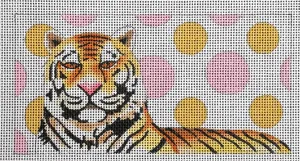 Tiger with pink and orange dots Insert