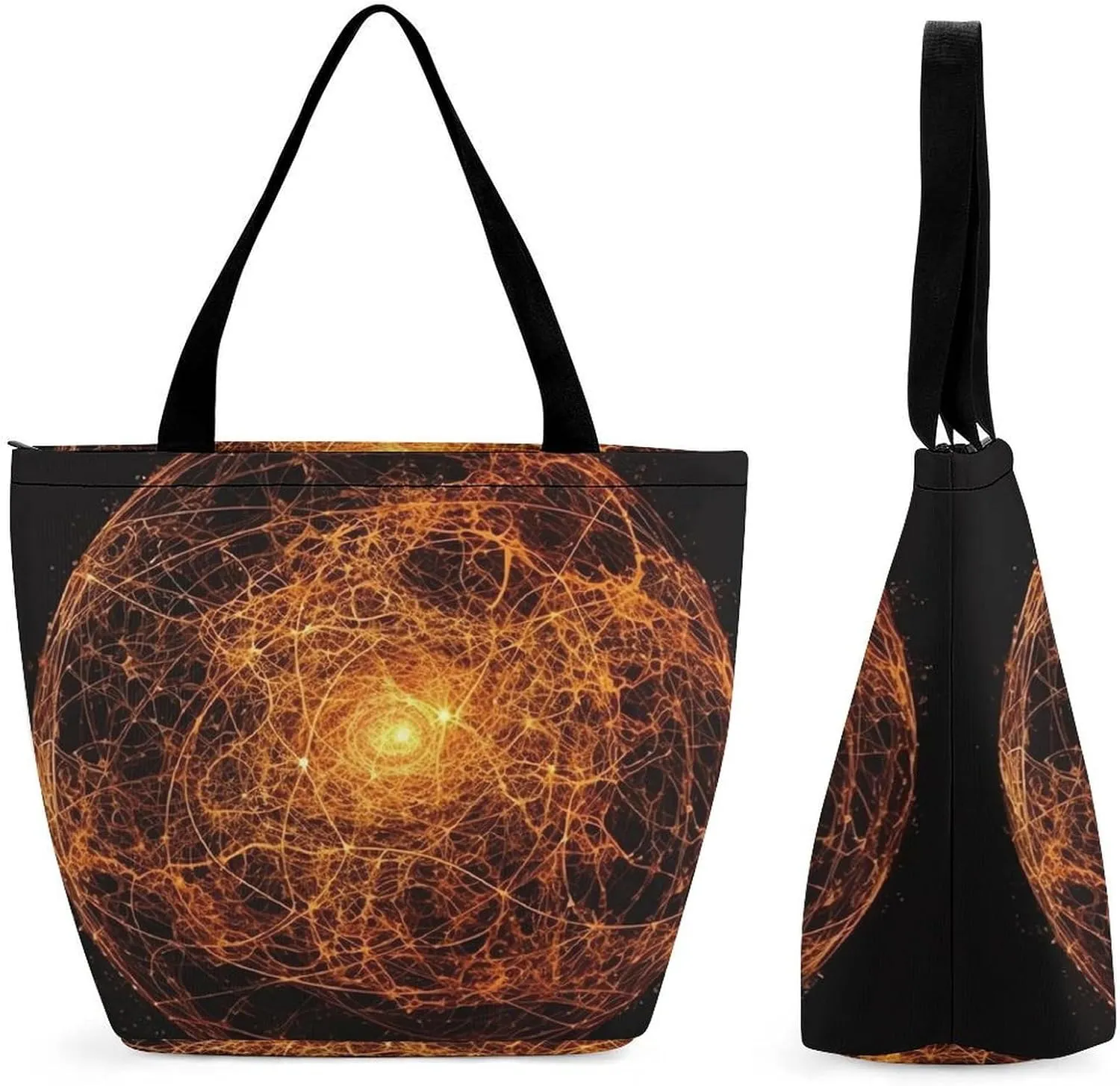 Tote Bag for Women Grocery Bag African Leopard on Rock Foldable Shopping Bags Reusable Large Tote Bag
